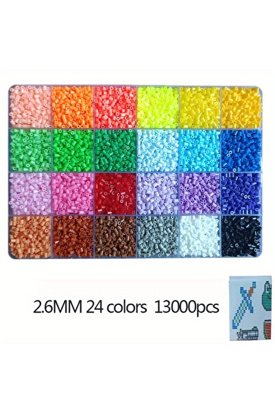 Choice 2.6MM 24 Colors Box Ironing Beads Toy 2.6/5mm Hama Beads Handmade Educ...