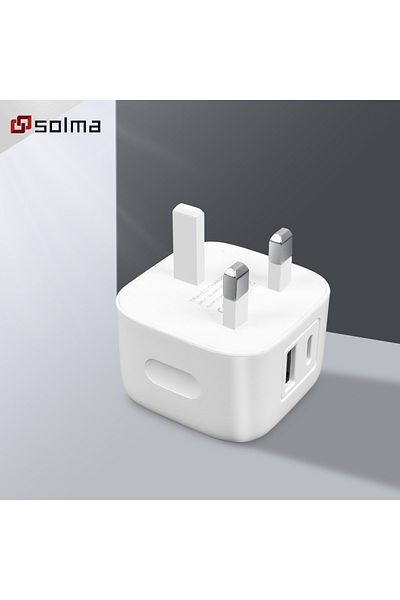 Choice شاحن PD+USB شاحن شحن للهاتف المحمول محول شحن مقبس الحائط المحمول المحمول