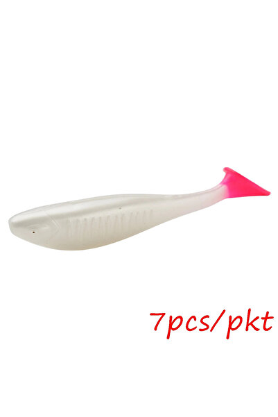 Choice T 6 قطعة/الوحدة طُعم سباحة ناعم 8 سم 5.1 جرام طُعم صيد عائم على شكل ذي...