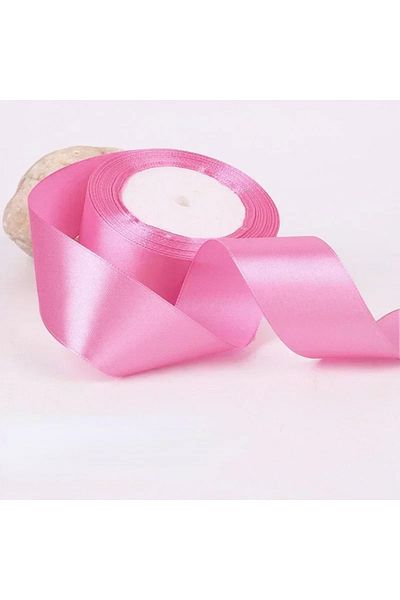 merylover ribbon 4cm IN pink 25Yards 4CM Wedding Ribbons Colored Satin Ribbons DIY Handmade Floral Bouquet Par