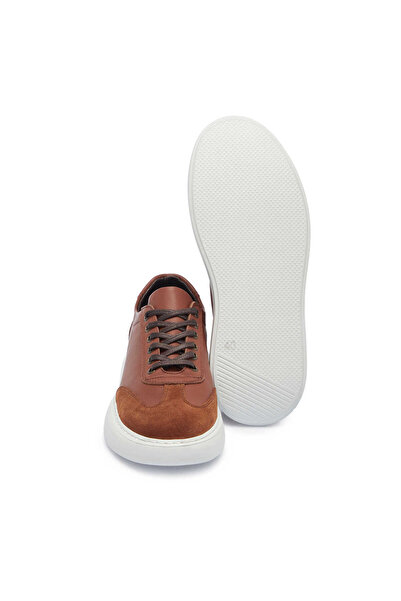Tergan Taba Hakiki Deri Erkek Sneaker - E25ı1ay57223-a29