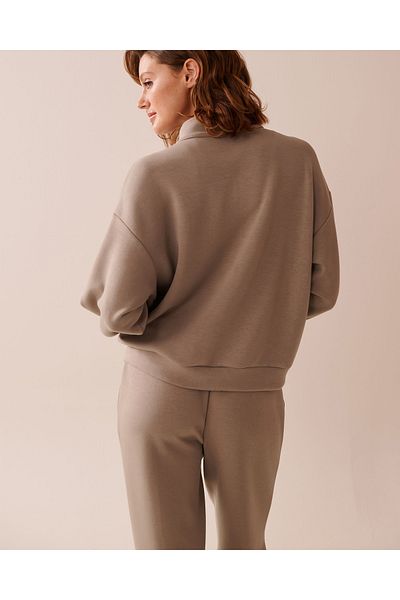La Vie en Rose Zip-up Sweatshirt