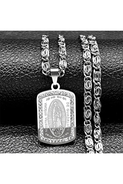 Choice 50cm WZ SR Catholic Our Lady of Guadalupe Necklace for Women Men Stain...
