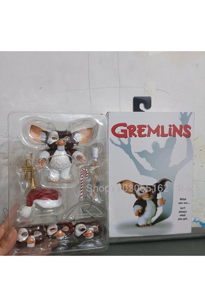 BANDAI مع صندوق فيلم NECA الجديد Gremlins إصدار عيد الميلاد Gremlins مجسم حرك...