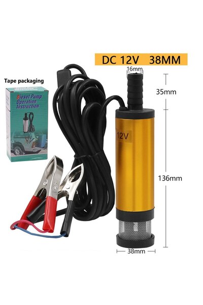 Choice1 مضخة غاطسة كهربائية محمولة صغيرة 12 فولت 24 فولت تيار مستمر من جولد ل...