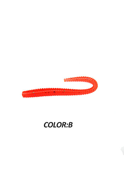Choice1 80mm 20pcs B Supercontinent Slow SinkingTrout Worm Soft Baits 20PCS A...