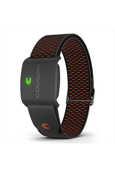 Choice White COOSPO HW9 Armband Heart Rate Monitor with HR Zones/Calories HRM Sensor for Fitness Cycling BL