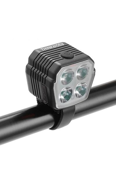 Choice Black ThinkRider 300LM Bike Light Front Lamp USB Rechargeable T6 LED 380mAh Bicycle Light Waterproof
