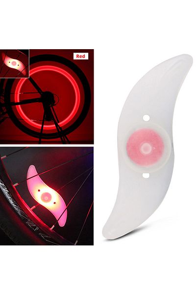 Choice Red Bike Wheel Spoke Light Tire Lights 3 Mode LED Waterproof Bike Safety Warning Easy To Install Bic