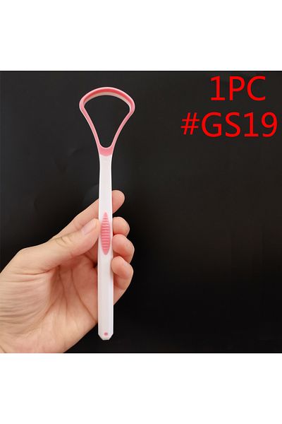 Choice 1 قطعة GS19 مكشطة اللسان المحمولة فرشاة تنظيف اللسان الفموي البلاستيكية أداة النظافة Gratte langue toung