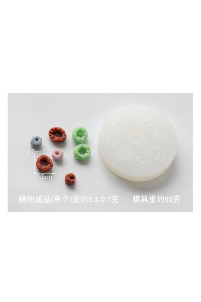 Choice4 قالب سيليكون لشمعة دقيق الذرة الملونة بشكل عشوائي، قالب خبز فوندان، ق...