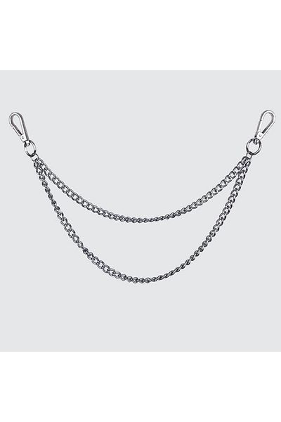 Choice سلسلة خصر معدنية فضية على طراز البانك، إكسسوارات جينز، قلادة، سلسلة سراويل هيب هوب متعددة الاستخدامات
