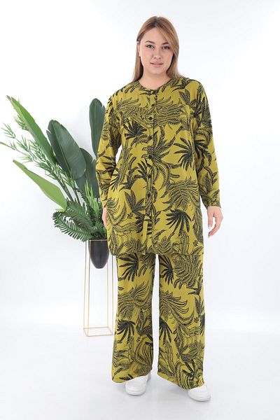 STELLETO Woven Viscose Bottom Top Set 25-876