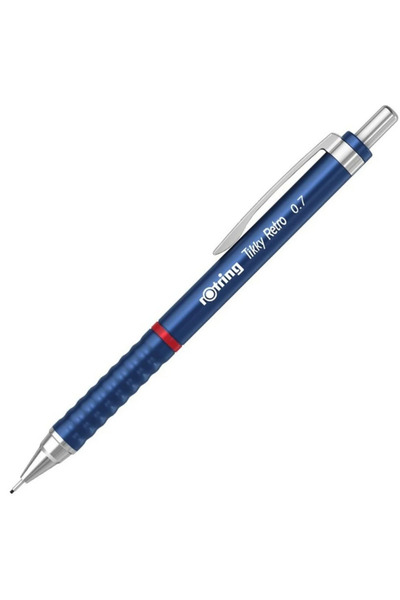 Rotring تيكي ريترو 0.7 ملم Mekanik Kurşun Kalem Metalik Mavi / 2202569