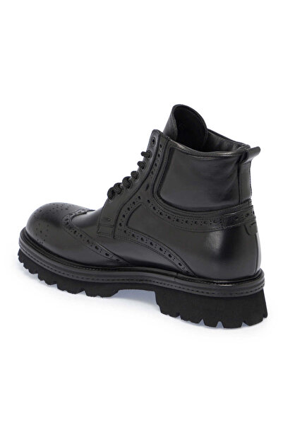 Tergan Siyah Hakiki Deri Erkek Casual Bot - E23K1BT56361-A23