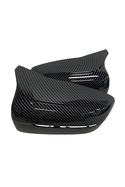 Choice Carbon fiber pattern Replacement Mirror Cover For BMW 5 Series G30 G31 Side Rear Mirror Left Hand Dr