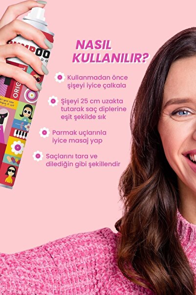 Pumpoo French Powder Kuru Şampuan 200 ml | Ferah Saç Görünümü | Kalıntı Bırakmaz