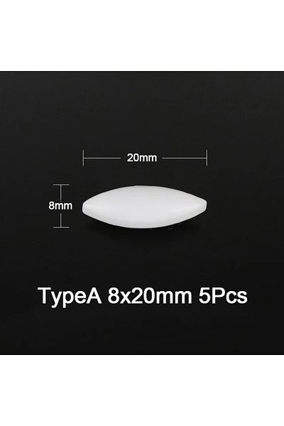 Choice A8x20 5 قطع 5 قطع قضيب مغناطيسي للمختبر أسطواني مغناطيسي تحريك قضيب 3 أنواع مغناطيسي تحريك