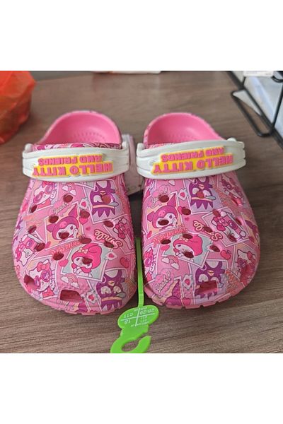 Choice C12 Family Series Children Slippers Hello Kitty Kuromi Summer Girls Cartoon Non-slip Soft-soled Wrap