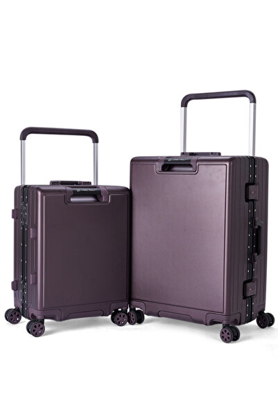 LİMRA طقم شنط سفر من ليمرا مصنوع من مادة البولي كربونات مكون من قطعتين مقاس 2...