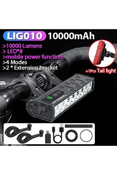 Choice LIG010 305 NEWBOLER مصباح أمامي للدراجة 10000 لومن مصباح دراجة 10000 م...