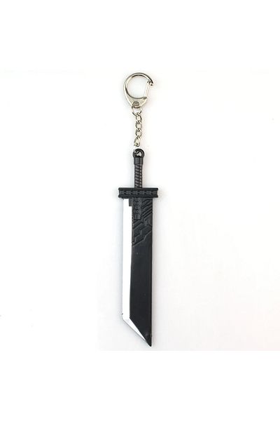Choice 1 لعبة Final Fantasy 7 Cloud Buster Sword Keychain Remake Sword Zack Fair Weapon Metal Pendant Key .