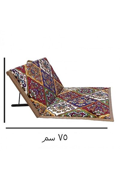 Cady One Foldable ground camping chair with backrest 75 cm adjustable ground chair for outdoor trips