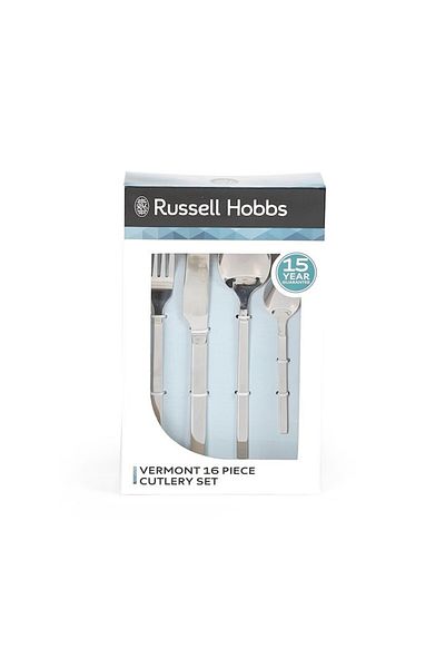 RUSSELL HOBBS Russell Hobbs Vermont Deluxe 16-piece stainless steel cutlery set for 4 people
