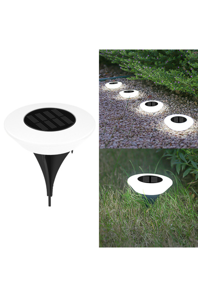 Choice ضوء أبيض 1 قطعة 1/4 قطع مصابيح خارجية تعمل بالطاقة الشمسية 14LED مصباح...