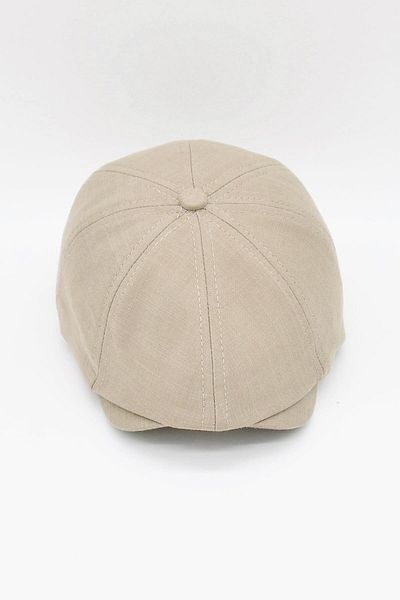 Külah Children's K Rain Hat for 3-8 Years Cotton, Dark Beige