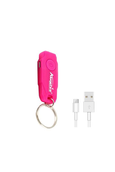 Choice Lithium Polymer Battery Red Mini Led Keychain Light Usb Rechargeable Cool Flashlight Student Child R