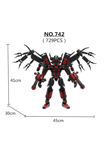 Choice رقم 742، 729 قطعة/مجموعة، رجل المرحاض من سكيبيدي، رجل مكبر صوت تيتان ث...