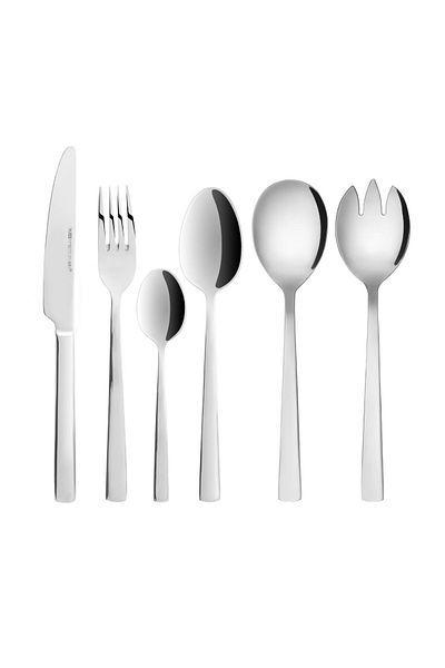Ambition Stainless steel cutlery set, 50 pieces, 12 people, packed in gift box, Prato