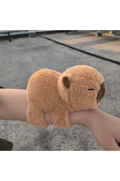 Choice Khaki New Cute Plush Toy Four Color Animal Buckle Bracelet, Plush Filled Animal Cute Dolphin Bracele