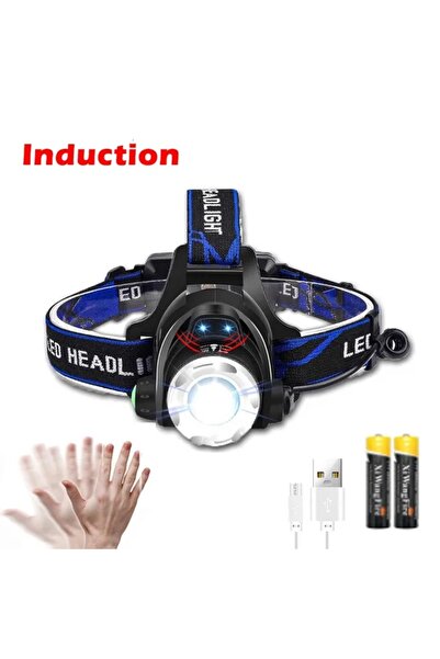 Choice مصباح أمامي قوي يعمل بتقنية LED يعمل ببطارية استشعارية، يستخدم بطارية ...