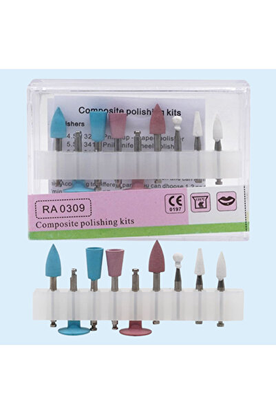 Choice 9 قطع/صندوق تلميع مركب الأسنان لقطعة يدوية منخفضة السرعة بزاوية عكسية ...