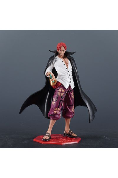 Choice Shanks 24.5cm/9.65in Anime Figure One Piece Figure Shanks Figure Luffy PVC Statue Collectible Model