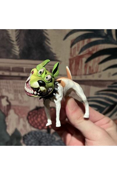 Choice Packed In Bag The Mask Dog 7cm The Mask Dog Statue Desktop Decorations The Mask Collection Movie Cha
