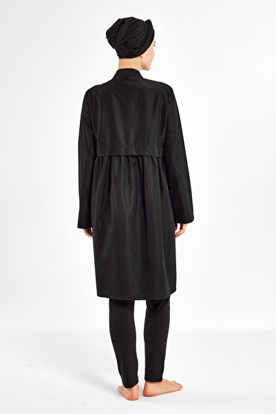 Adasea Tasarım Tam Kapalı Tesettür Mayo Krıstına 1404 Siyah