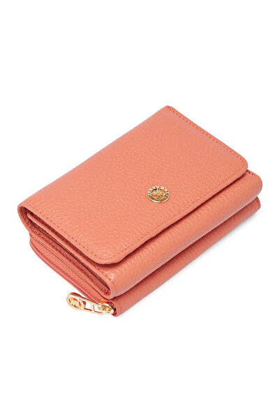 Tergan Pembe Hakiki Deri Kadın Cüzdan - S1cb00005798-d0j