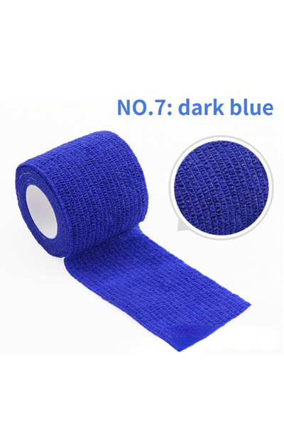 Choice43 ضمادة رياضية رقم 7، 5 سم × 4.5 متر، شريط لاصق مرن ذاتي، لحماية المعص...