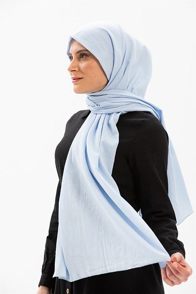 Eliş Şile Bezi Şile υφασμάτινο σάλι Ice Blue Bmv