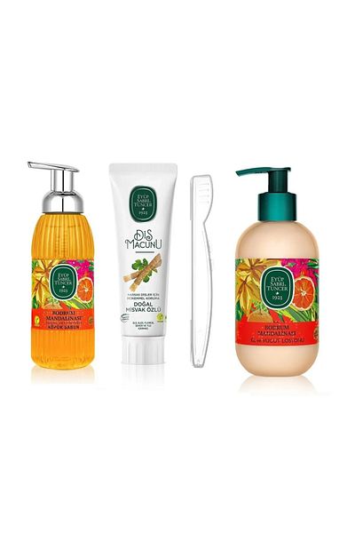 Eyüp Sabri Tuncer Eyüp Sabri̇ Tuncer Bodrum Mandalin Series2 (Foam Soap 500ml, Lotion 280 Ml, Tooth Paste 90 ml)