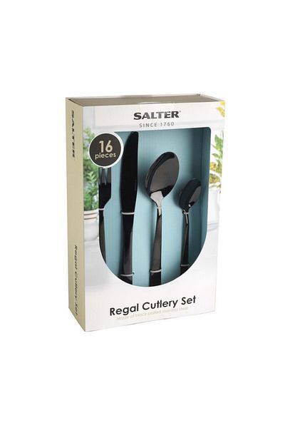 SALTER Stainless steel cutlery set, 16 pieces, 4 people, Regal