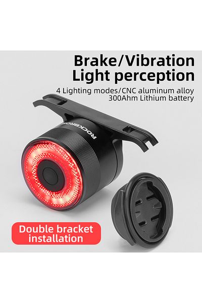 Choice Q3 Rockbros Smart Brake Bicycle Tail Light Mtb Road Seatpost Saddle Bike Rear Light Waterproof Usb C
