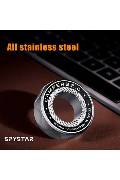 Choice Silver-dot Magnetic Ring For Stress Relief Anti-anxiety Fidget Toy Spinner Ring For Adults Cool Gadg