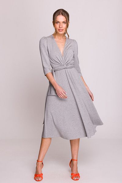 Stylove Rochie cu decolteu în V adânc