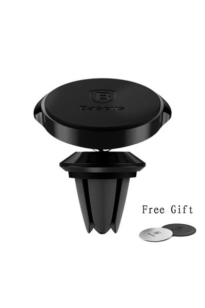 Baseus Air Vent Black Car Phone Holder For Iphone Samsung Xiaomi 360 Degree Magnetic Phone Holder Ai