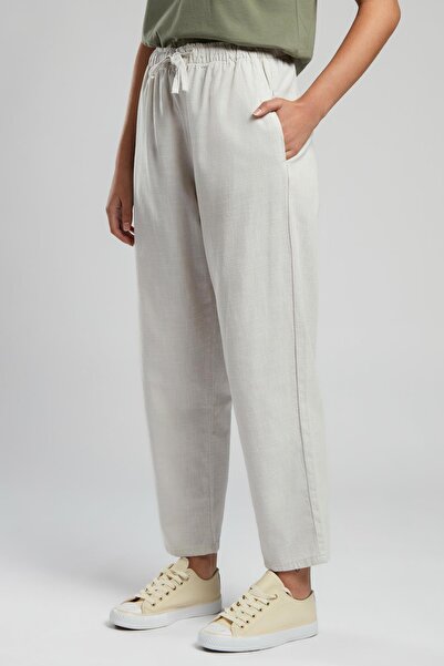 Lee Cooper Alberta Women's Woven Trousers Ecru