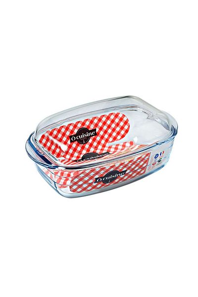 OCUİSİNE FRANCE Vas termorezistent cu capac 33x19x13cm, 4.6L, Glassware Range
